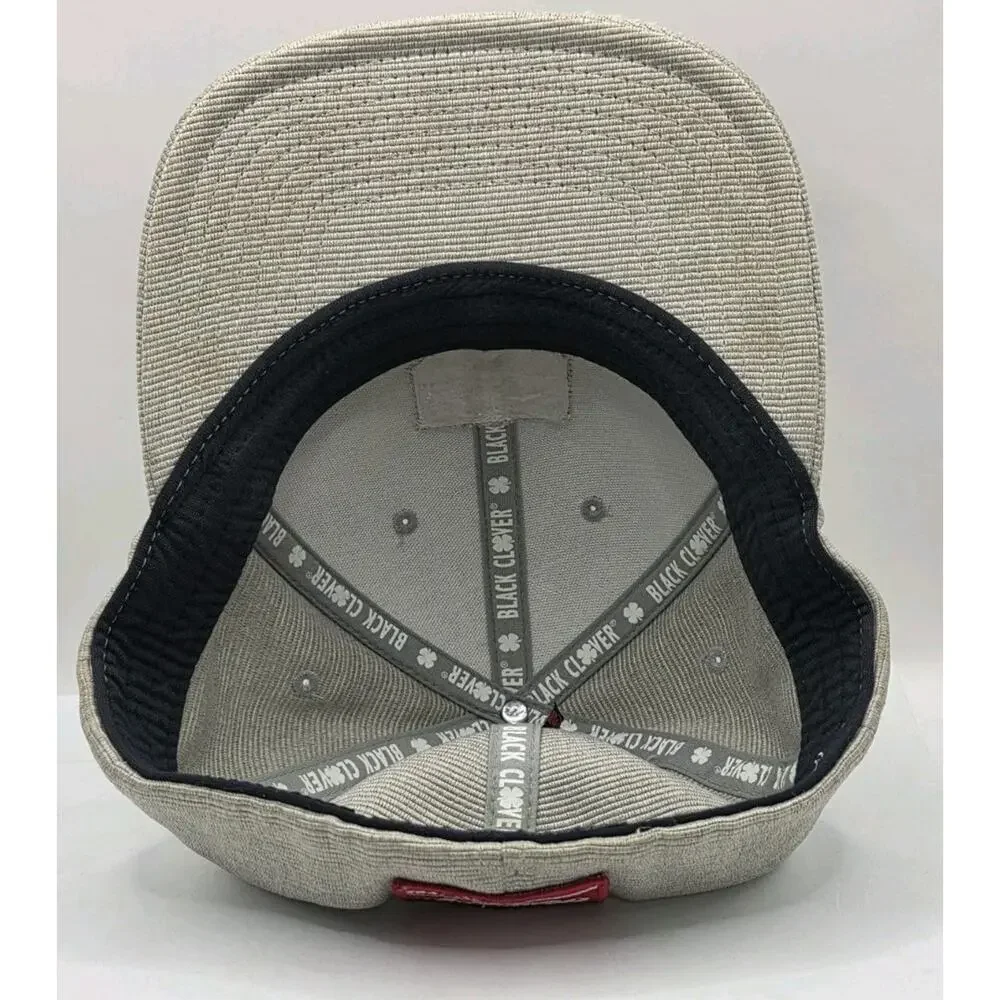 Black Clover Live Lucky FlexFit Hat Cap Red White Blue USA Logo‎ S/M Rawlings